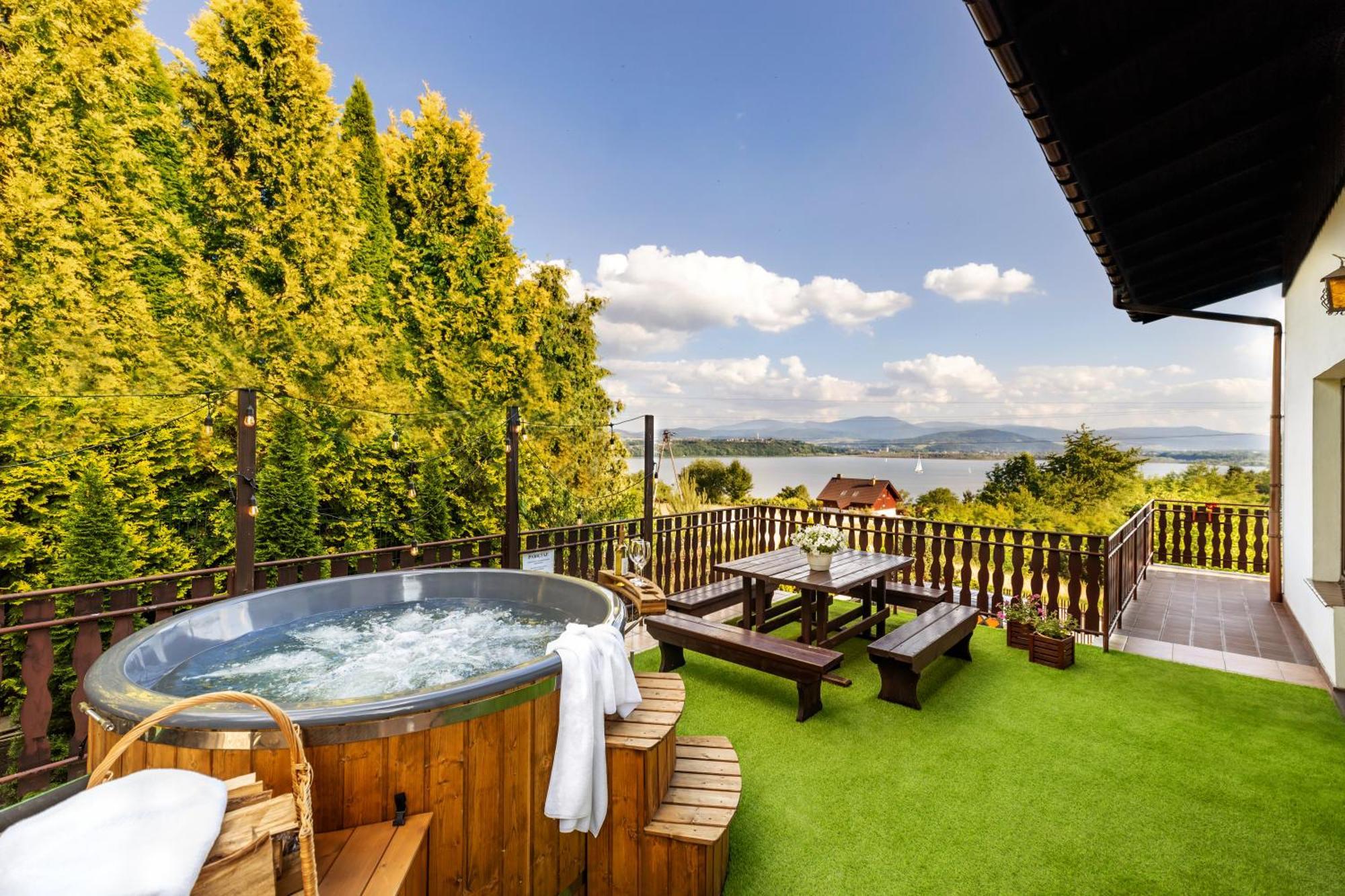 Villa Beskidzka 100 - Sauna & Balia Z Jacuzzi Widok Na Gory I Jezioro Zywieckie Zarzecze  Ngoại thất bức ảnh