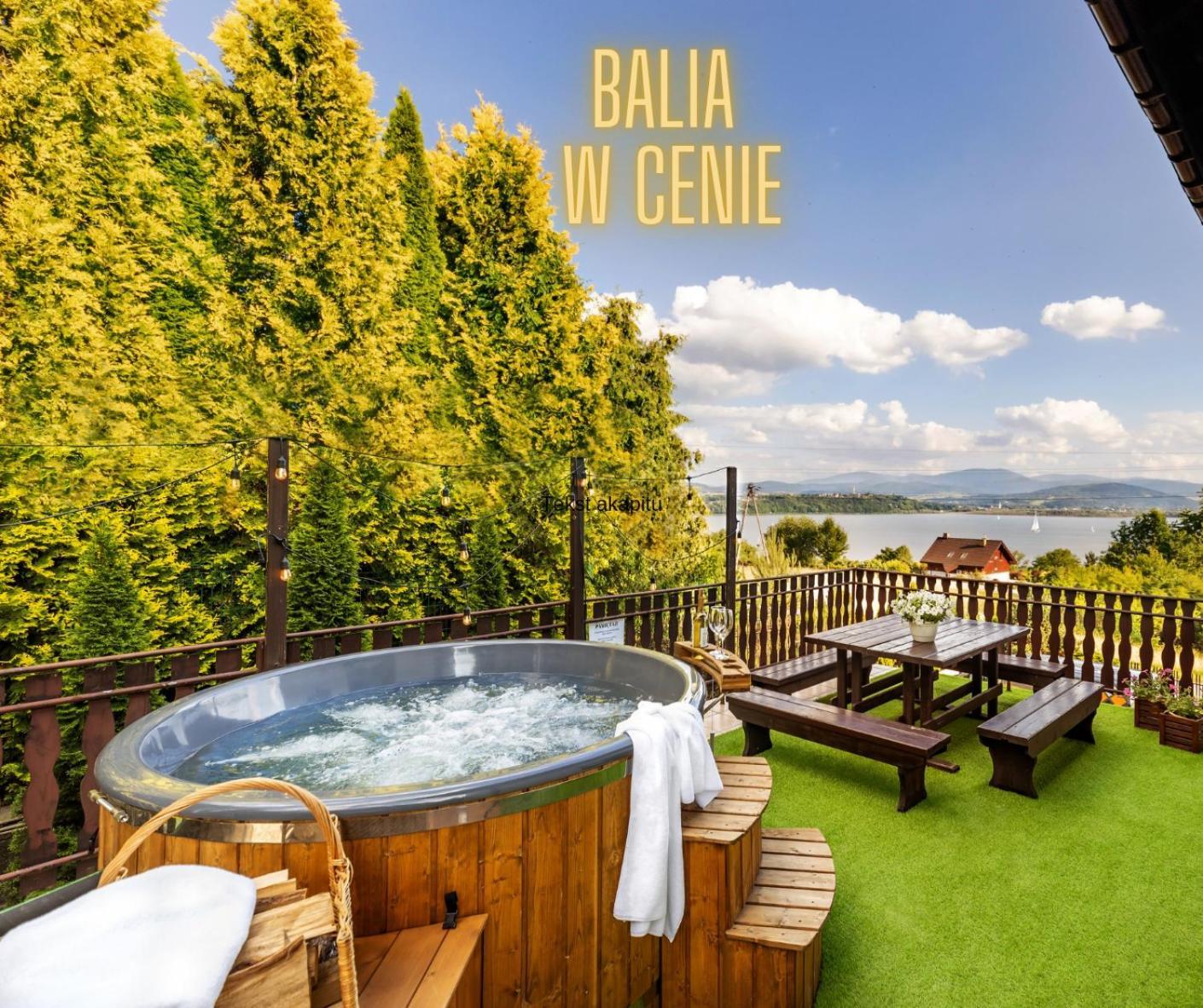 Villa Beskidzka 100 - Sauna & Balia Z Jacuzzi Widok Na Gory I Jezioro Zywieckie Zarzecze  Ngoại thất bức ảnh
