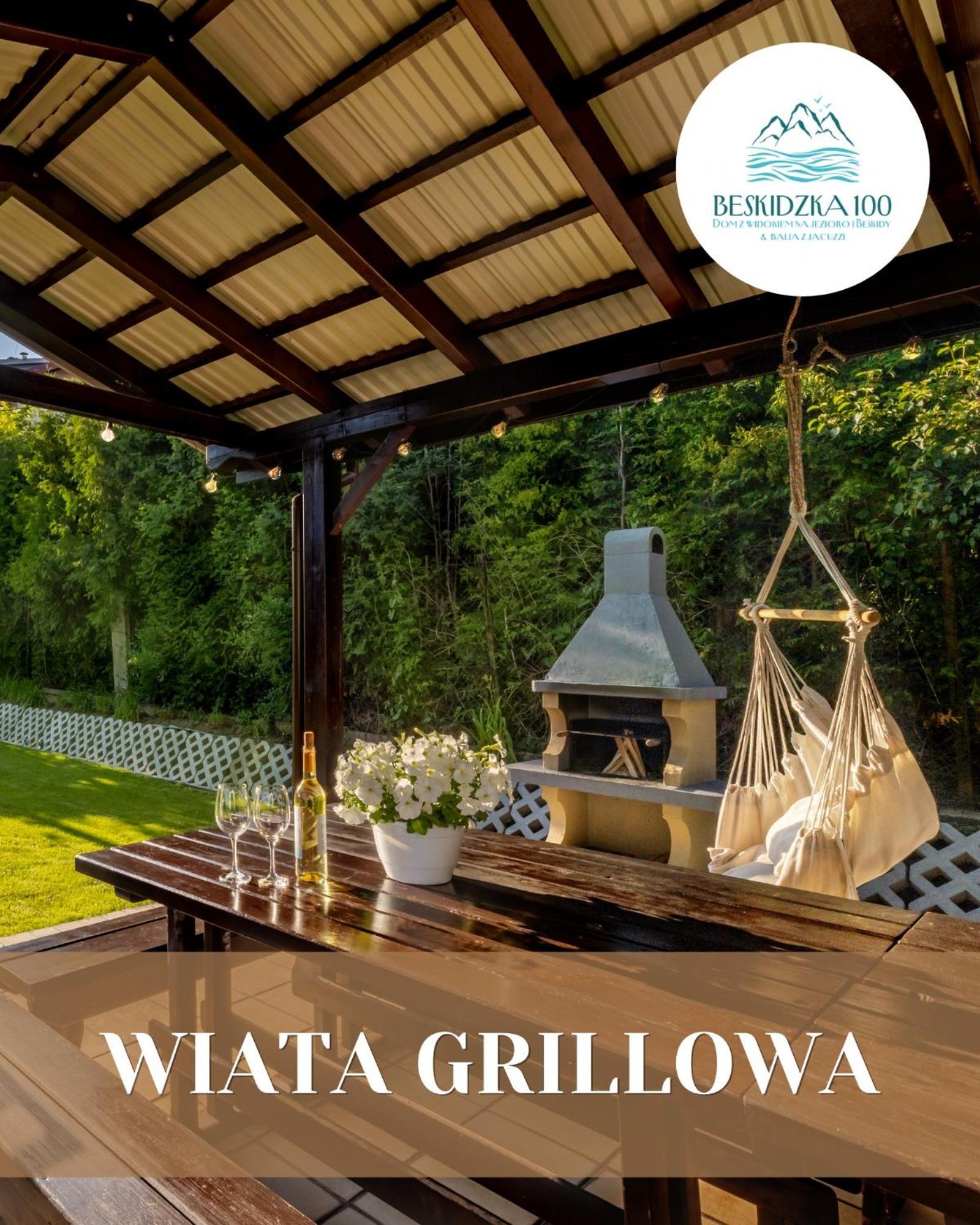 Villa Beskidzka 100 - Sauna & Balia Z Jacuzzi Widok Na Gory I Jezioro Zywieckie Zarzecze  Ngoại thất bức ảnh